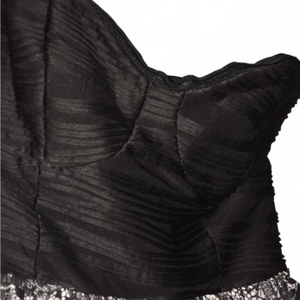 🌹BONGO Junior’s Black Strapless High Low Maxi Dresses Size Medium - Picture 5 of 6